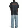 Tricouri Offshore Oversized „Black Faded” 739028TPVM81568
