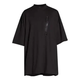 Tricouri oversized cu autocolant cu mărime „Negru” 720209TNVE41000