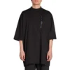 Tricouri oversized cu autocolant cu mărime „Negru” 720209TNVE41000