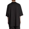 Tricouri oversized cu autocolant cu mărime „Negru” 720209TNVE41000