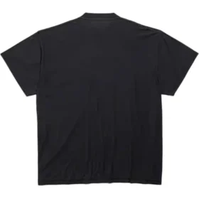 Tricouri oversized cu logo AI pe dos „Black” 787358TQVJ41750
