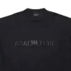 Tricouri oversized cu logo AI pe dos „Black” 787358TQVJ41750