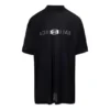 Tricouri oversized cu logo AI pe dos „Black Faded” 787358TQVJ41569