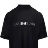Tricouri oversized cu logo AI pe dos „Black Faded” 787358TQVJ41569