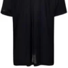 Tricouri oversized cu logo AI pe dos „Black Faded” 787358TQVJ41569