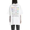 Tricouri oversized din bumbac Pride 22 „Alb Negru” 694576TMVO20904
