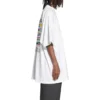 Tricouri oversized din bumbac Pride 22 „Alb Negru” 694576TMVO20904