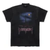 Tricouri Paris Moon Oversized „Black Faded” 739028TOVE41055