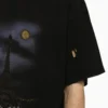 Tricouri Paris Moon Oversized „Black Faded” 739028TQVX61055