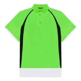 Tricouri Polo unisex FW21 cu broderie, verde 661507TKVA53007