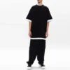 Tricouri suprapus Oversized „Black White” 644693TIVG61070