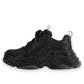 Triple S „Black Rhinestones” 524039W2TST1000