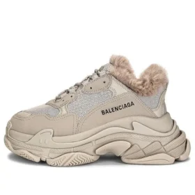 Triple S „Blănură artificială – Bej” 668562W3CQ59710