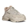 Triple S „Blănură artificială – Bej” 668562W3CQ59710