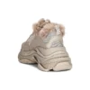 Triple S „Blănură artificială – Bej” 668562W3CQ59710