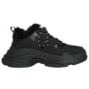 Triple S „Blănură artificială – Negru” 668562W3CQ51000