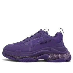 Triple S cu talpă transparentă „Deep Purple” 541624W2GA16910