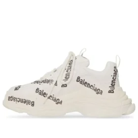 Triple S „Logotype – Alb” 524039W2FAB9010