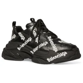 Adidași de sneakerși cu logo Triple S „Negru” 536737W2FAB1090