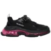 Triple S „Talpă transparentă – Negru-Roz Neon” 544351W2FR11053