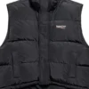 Vestă matlasată „Cocoon” cu imprimeu de Political Campaign „Black” 762769TYD361000