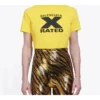 X-Rated, mărime mică, croială slim, mânecă scurtă, galben 612964TIVA71802