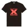 X-Rated, mărime mică, croială slim, mânecă scurtă, negru 612964TIVA71076